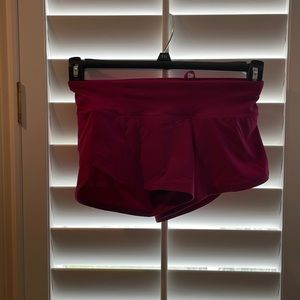 Lululemon magenta speed ups.size 0
